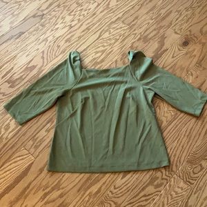 Brand new green top.